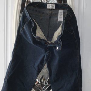 Signature Levis Straus cargo blue jeans size misses 18